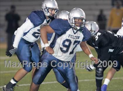 Thumbnail 3 in Fulton vs. View Park (CIF LA City Section 8-Man Final) photogallery.