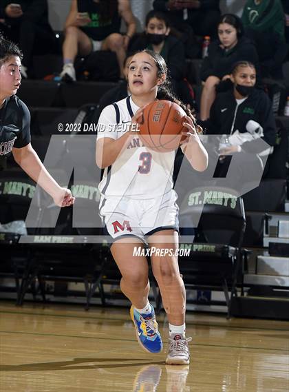 Thumbnail 3 in Laguna Creek vs. San Joaquin Memorial (St. Mary's Stockton MLK Showcase) photogallery.