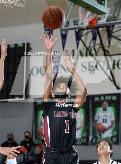 Thumbnail 1 in Laguna Creek vs. San Joaquin Memorial (St. Mary's Stockton MLK Showcase) photogallery.