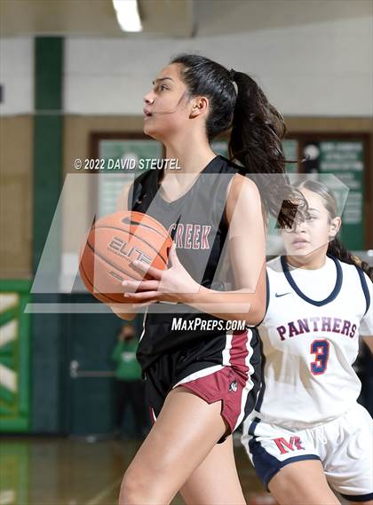 Thumbnail 2 in Laguna Creek vs. San Joaquin Memorial (St. Mary's Stockton MLK Showcase) photogallery.