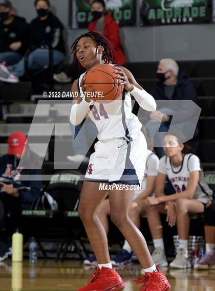 Thumbnail 2 in Laguna Creek vs. San Joaquin Memorial (St. Mary's Stockton MLK Showcase) photogallery.