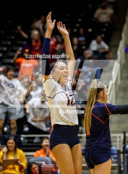 Thumbnail 2 in Brandeis vs. Bridgeland (UIL Volleyball 6A Semi-Finals)  photogallery.