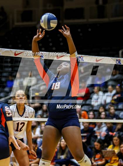 Thumbnail 3 in Brandeis vs. Bridgeland (UIL Volleyball 6A Semi-Finals)  photogallery.