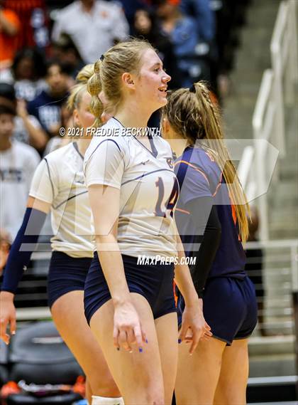 Thumbnail 3 in Brandeis vs. Bridgeland (UIL Volleyball 6A Semi-Finals)  photogallery.
