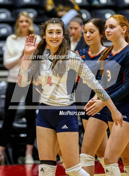 Thumbnail 3 in Brandeis vs. Bridgeland (UIL Volleyball 6A Semi-Finals)  photogallery.