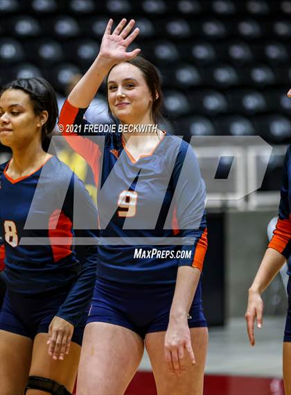Thumbnail 1 in Brandeis vs. Bridgeland (UIL Volleyball 6A Semi-Finals)  photogallery.