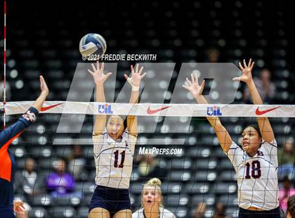 Thumbnail 1 in Brandeis vs. Bridgeland (UIL Volleyball 6A Semi-Finals)  photogallery.