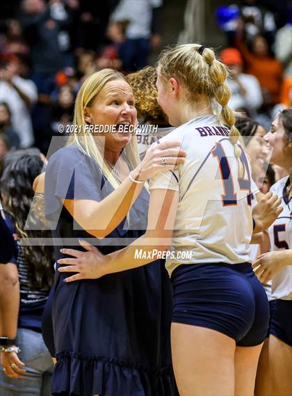 Thumbnail 1 in Brandeis vs. Bridgeland (UIL Volleyball 6A Semi-Finals)  photogallery.
