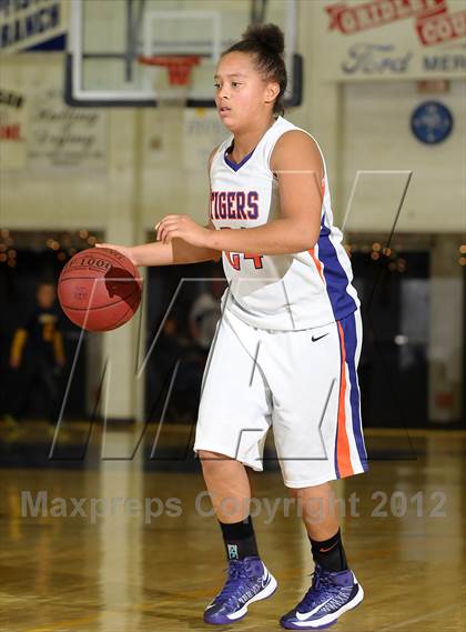 Thumbnail 1 in El Camino vs. Oroville (Lady Bulldog Holiday Classic) photogallery.