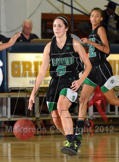 Thumbnail 2 in El Camino vs. Oroville (Lady Bulldog Holiday Classic) photogallery.