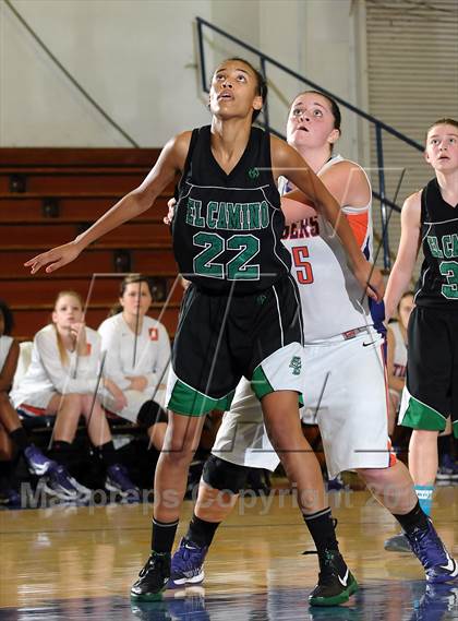 Thumbnail 1 in El Camino vs. Oroville (Lady Bulldog Holiday Classic) photogallery.