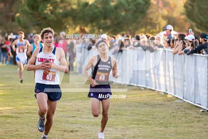Thumbnail 2 in CIF Central Section Cross Country Championships (Boys D1 Race) photogallery.