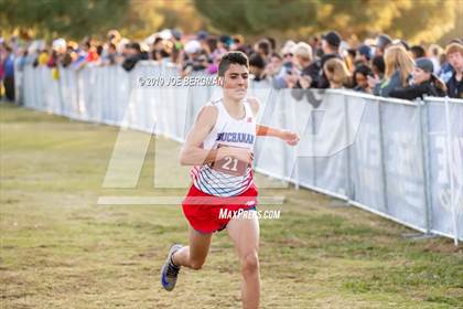 Thumbnail 2 in CIF Central Section Cross Country Championships (Boys D1 Race) photogallery.