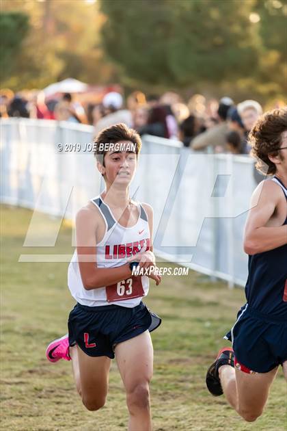 Thumbnail 3 in CIF Central Section Cross Country Championships (Boys D1 Race) photogallery.