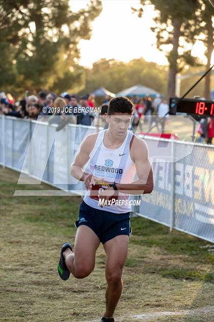Thumbnail 1 in CIF Central Section Cross Country Championships (Boys D1 Race) photogallery.