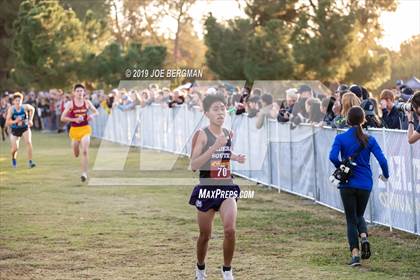 Thumbnail 3 in CIF Central Section Cross Country Championships (Boys D1 Race) photogallery.