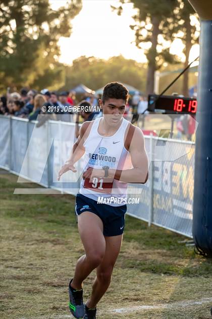 Thumbnail 2 in CIF Central Section Cross Country Championships (Boys D1 Race) photogallery.