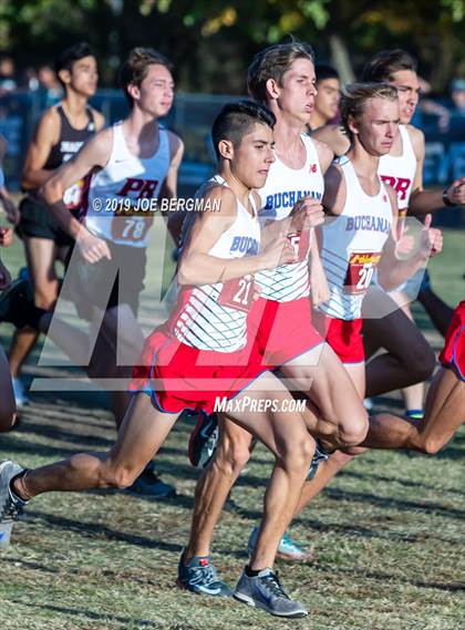 Thumbnail 1 in CIF Central Section Cross Country Championships (Boys D1 Race) photogallery.