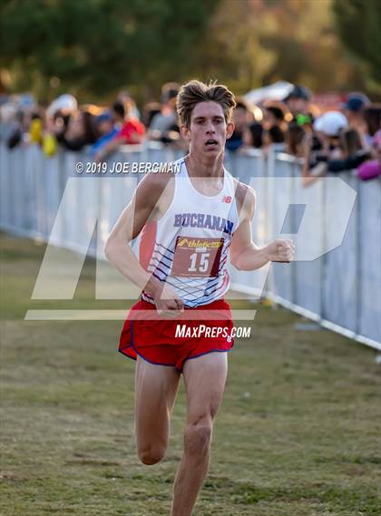 Thumbnail 3 in CIF Central Section Cross Country Championships (Boys D1 Race) photogallery.