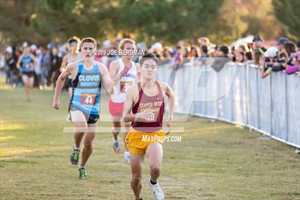 Thumbnail 2 in CIF Central Section Cross Country Championships (Boys D1 Race) photogallery.