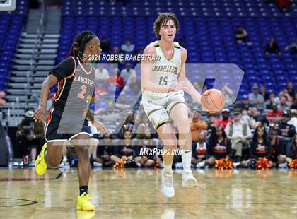 Thumbnail 3 in Amarillo vs. Lancaster (UIL 5A Basketball Semifinal) photogallery.