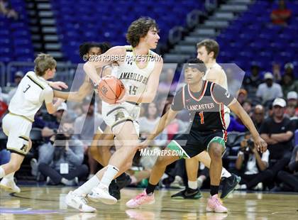 Thumbnail 2 in Amarillo vs. Lancaster (UIL 5A Basketball Semifinal) photogallery.