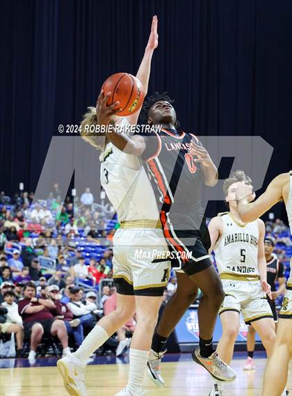 Thumbnail 3 in Amarillo vs. Lancaster (UIL 5A Basketball Semifinal) photogallery.