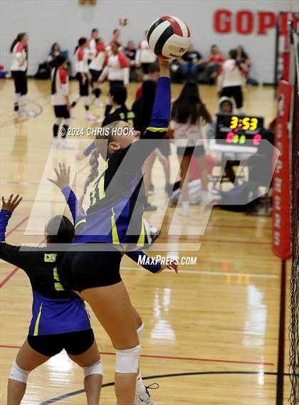 Thumbnail 3 in Casa Grande vs Globe (The Florence VB Invitational) photogallery.