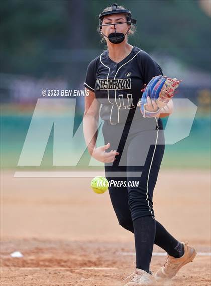 Thumbnail 1 in Wesleyan vs Gordon Lee (GHSA 3A State Tournament) photogallery.