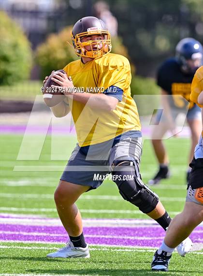 Thumbnail 1 in Eastbrook vs Monroe Central (Grant County Scrimmage) photogallery.