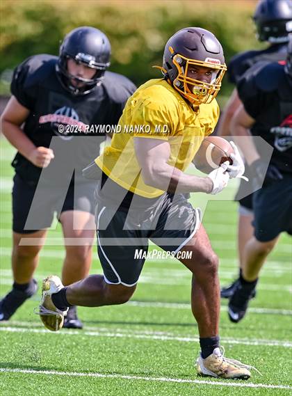 Thumbnail 1 in Eastbrook vs Monroe Central (Grant County Scrimmage) photogallery.