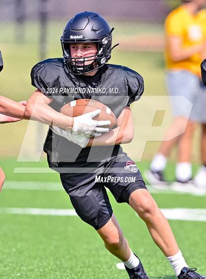 Thumbnail 1 in Eastbrook vs Monroe Central (Grant County Scrimmage) photogallery.