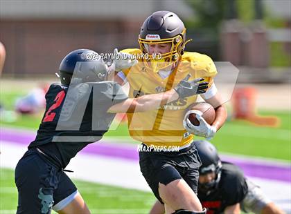 Thumbnail 2 in Eastbrook vs Monroe Central (Grant County Scrimmage) photogallery.