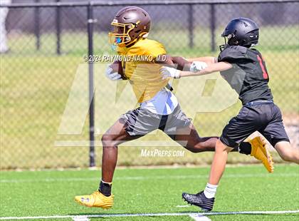 Thumbnail 1 in Eastbrook vs Monroe Central (Grant County Scrimmage) photogallery.