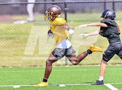 Thumbnail 2 in Eastbrook vs Monroe Central (Grant County Scrimmage) photogallery.