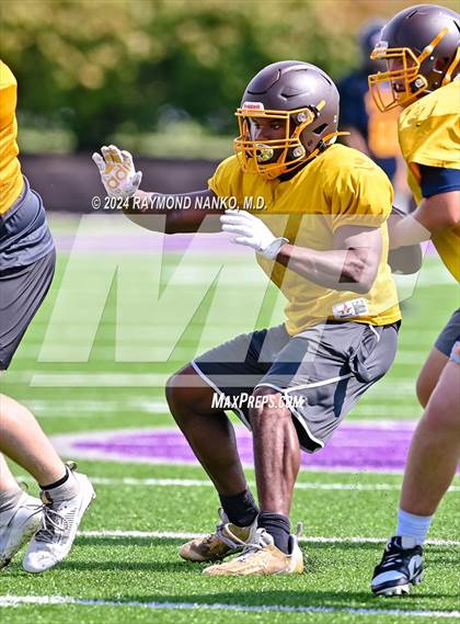 Thumbnail 3 in Eastbrook vs Monroe Central (Grant County Scrimmage) photogallery.