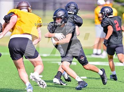 Thumbnail 3 in Eastbrook vs Monroe Central (Grant County Scrimmage) photogallery.