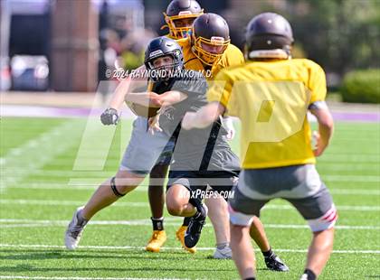 Thumbnail 2 in Eastbrook vs Monroe Central (Grant County Scrimmage) photogallery.