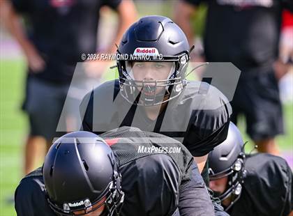 Thumbnail 2 in Eastbrook vs Monroe Central (Grant County Scrimmage) photogallery.