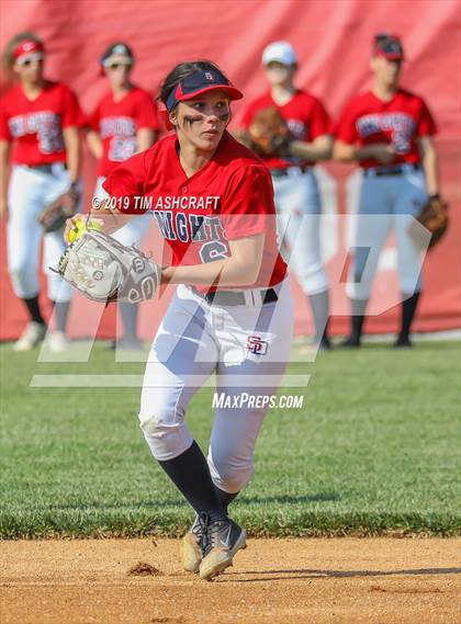 Thumbnail 3 in Greensburg vs. South Dearborn (IHSAA Sectional Final) photogallery.