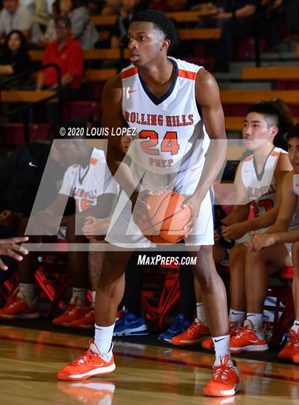 Thumbnail 3 in Rolling Hills Prep vs. Orange Lutheran (Nike Extravaganza) photogallery.