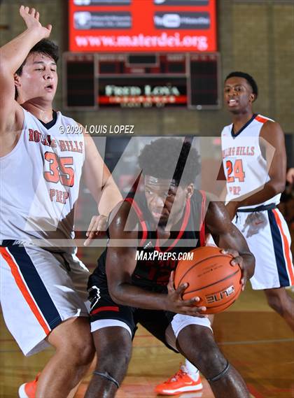 Thumbnail 1 in Rolling Hills Prep vs. Orange Lutheran (Nike Extravaganza) photogallery.