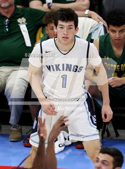 Thumbnail 3 in Notre Dame @ Pleasant Valley (CIF State D3 Final) photogallery.