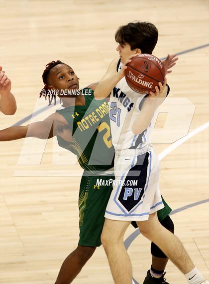 Thumbnail 3 in Notre Dame @ Pleasant Valley (CIF State D3 Final) photogallery.