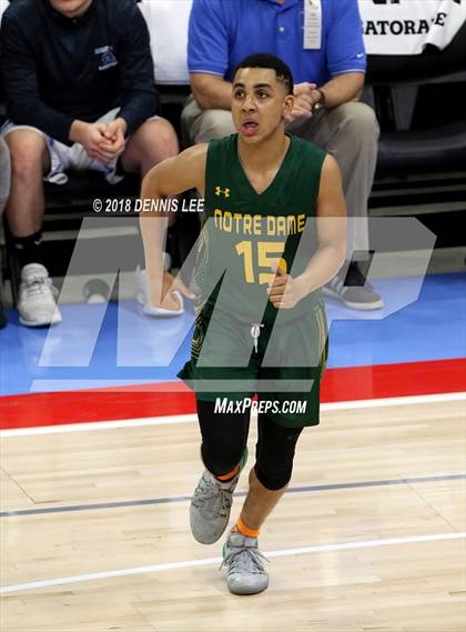 Thumbnail 3 in Notre Dame @ Pleasant Valley (CIF State D3 Final) photogallery.