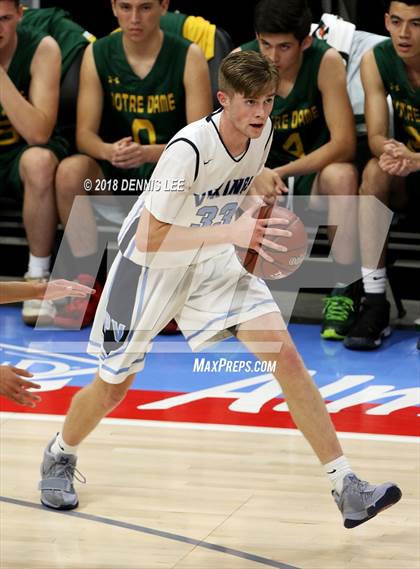 Thumbnail 3 in Notre Dame @ Pleasant Valley (CIF State D3 Final) photogallery.