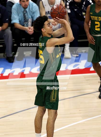 Thumbnail 2 in Notre Dame @ Pleasant Valley (CIF State D3 Final) photogallery.