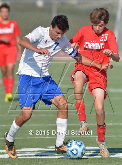 Thumbnail 2 in Sacramento Country Day vs. Sacramento Waldorf (CIF SJS D7 Final) photogallery.