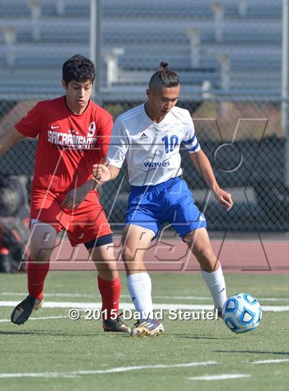 Thumbnail 3 in Sacramento Country Day vs. Sacramento Waldorf (CIF SJS D7 Final) photogallery.