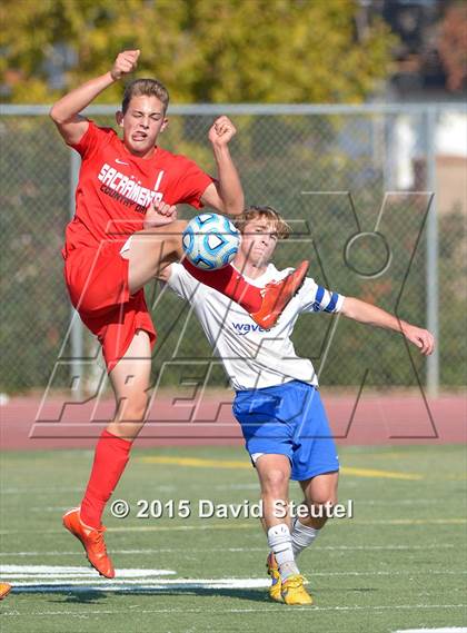 Thumbnail 1 in Sacramento Country Day vs. Sacramento Waldorf (CIF SJS D7 Final) photogallery.